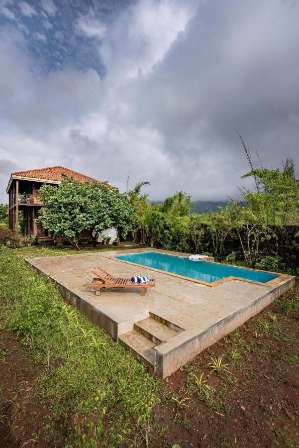 Saffronstays Boulevard Loghouse - A Wooden Chalet Amidst Nature Kārli Esterno foto