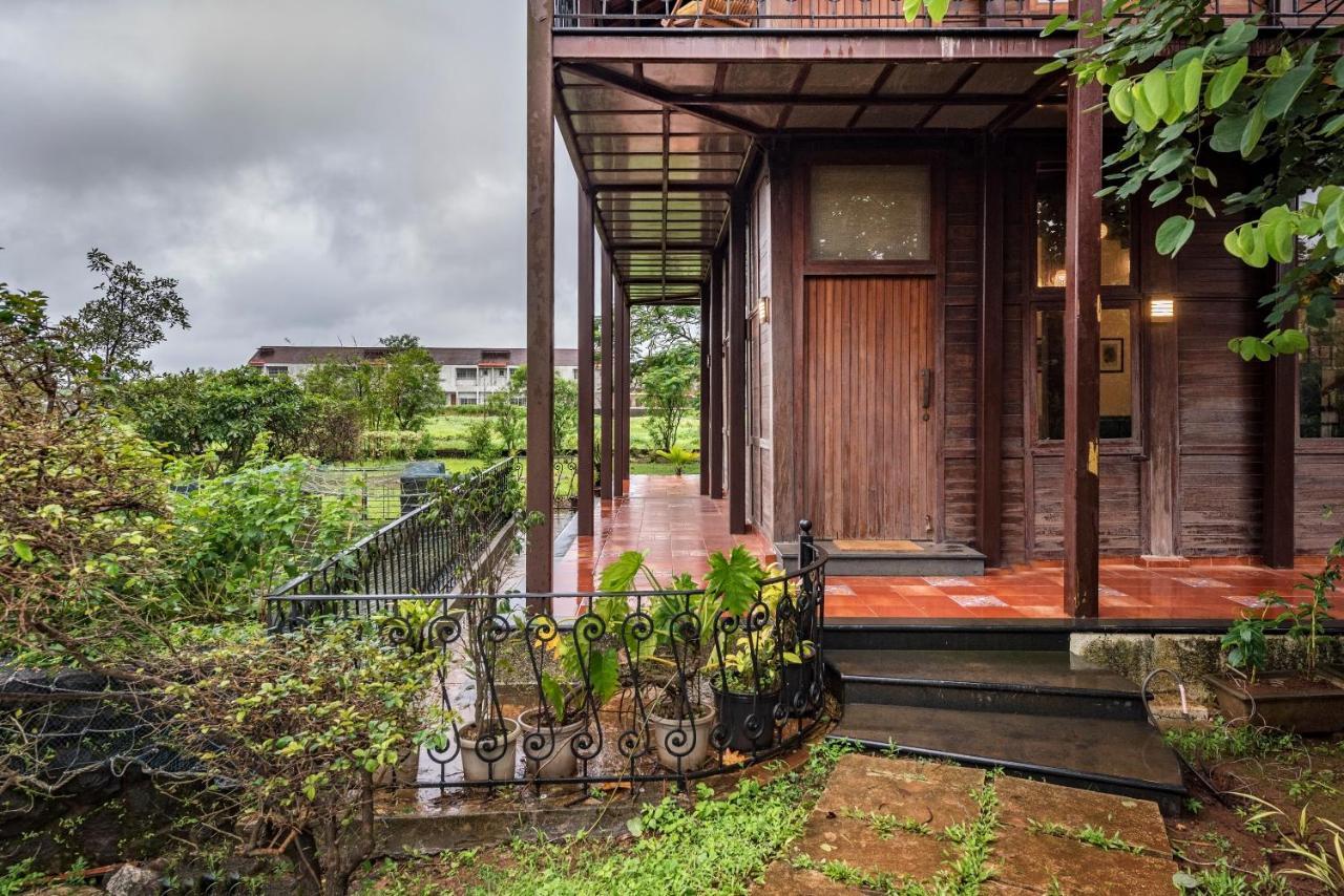Saffronstays Boulevard Loghouse - A Wooden Chalet Amidst Nature Kārli Esterno foto