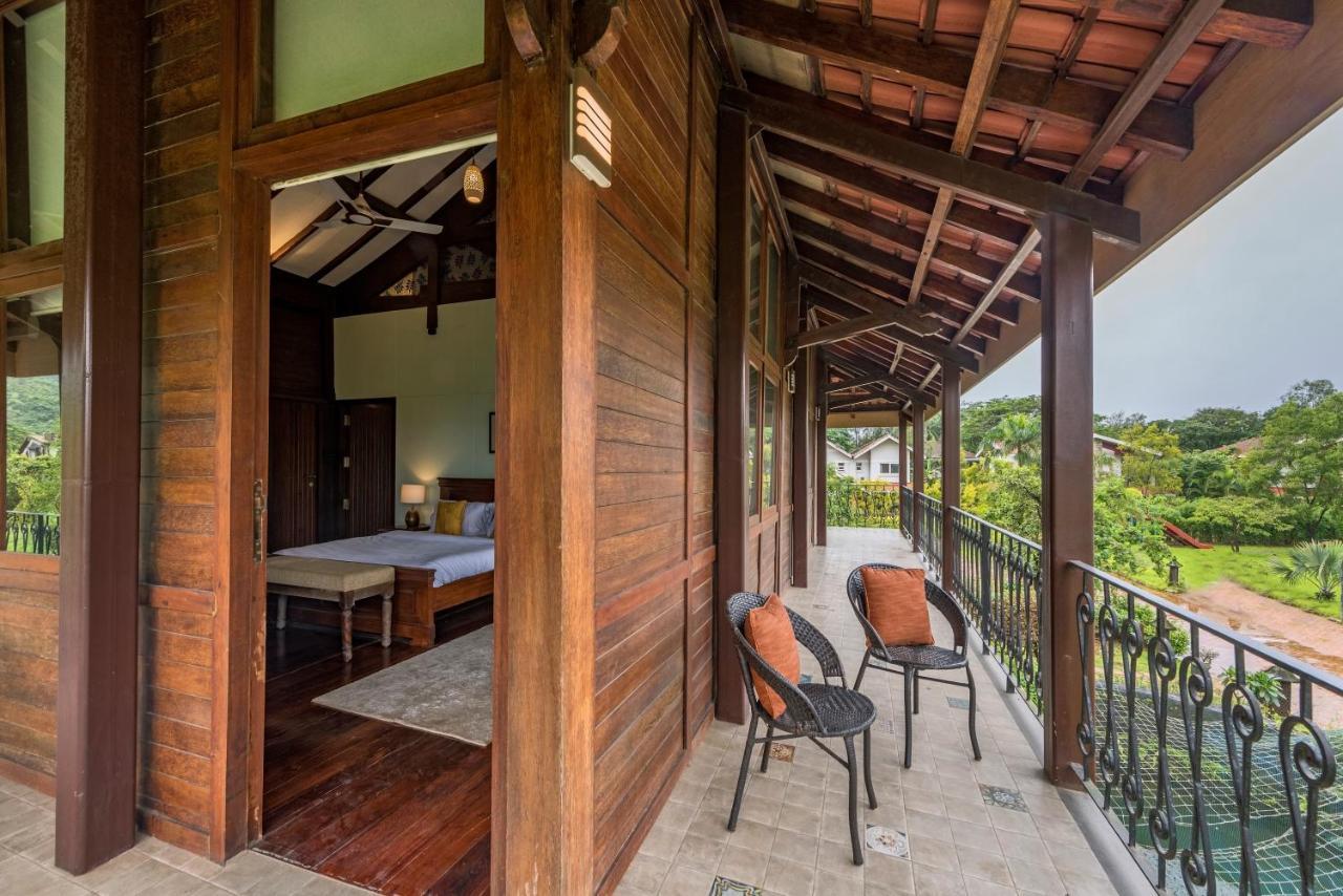 Saffronstays Boulevard Loghouse - A Wooden Chalet Amidst Nature Kārli Esterno foto