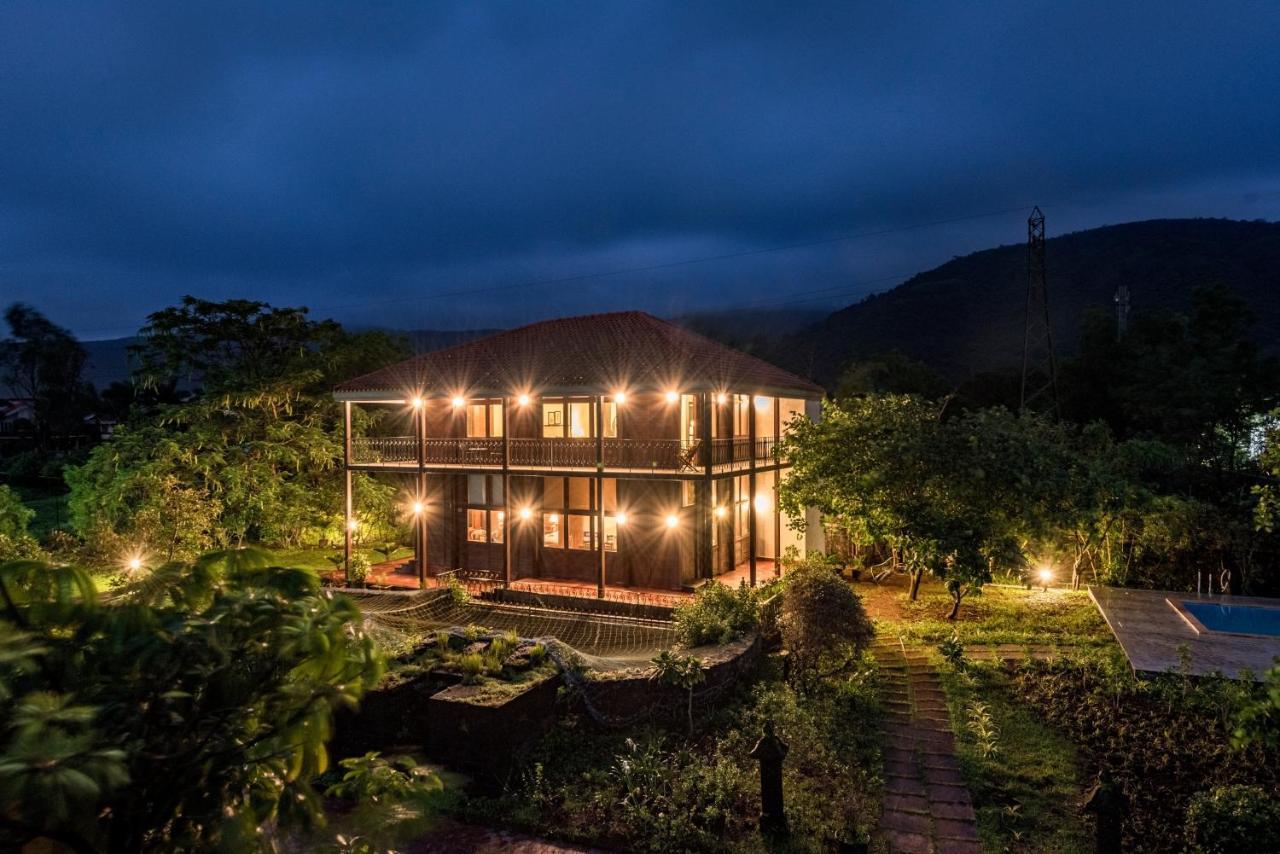 Saffronstays Boulevard Loghouse - A Wooden Chalet Amidst Nature Kārli Esterno foto