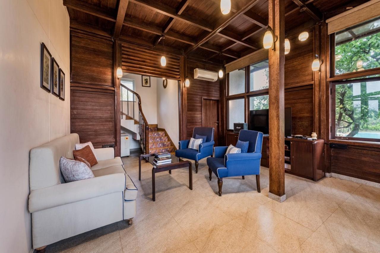 Saffronstays Boulevard Loghouse - A Wooden Chalet Amidst Nature Kārli Esterno foto